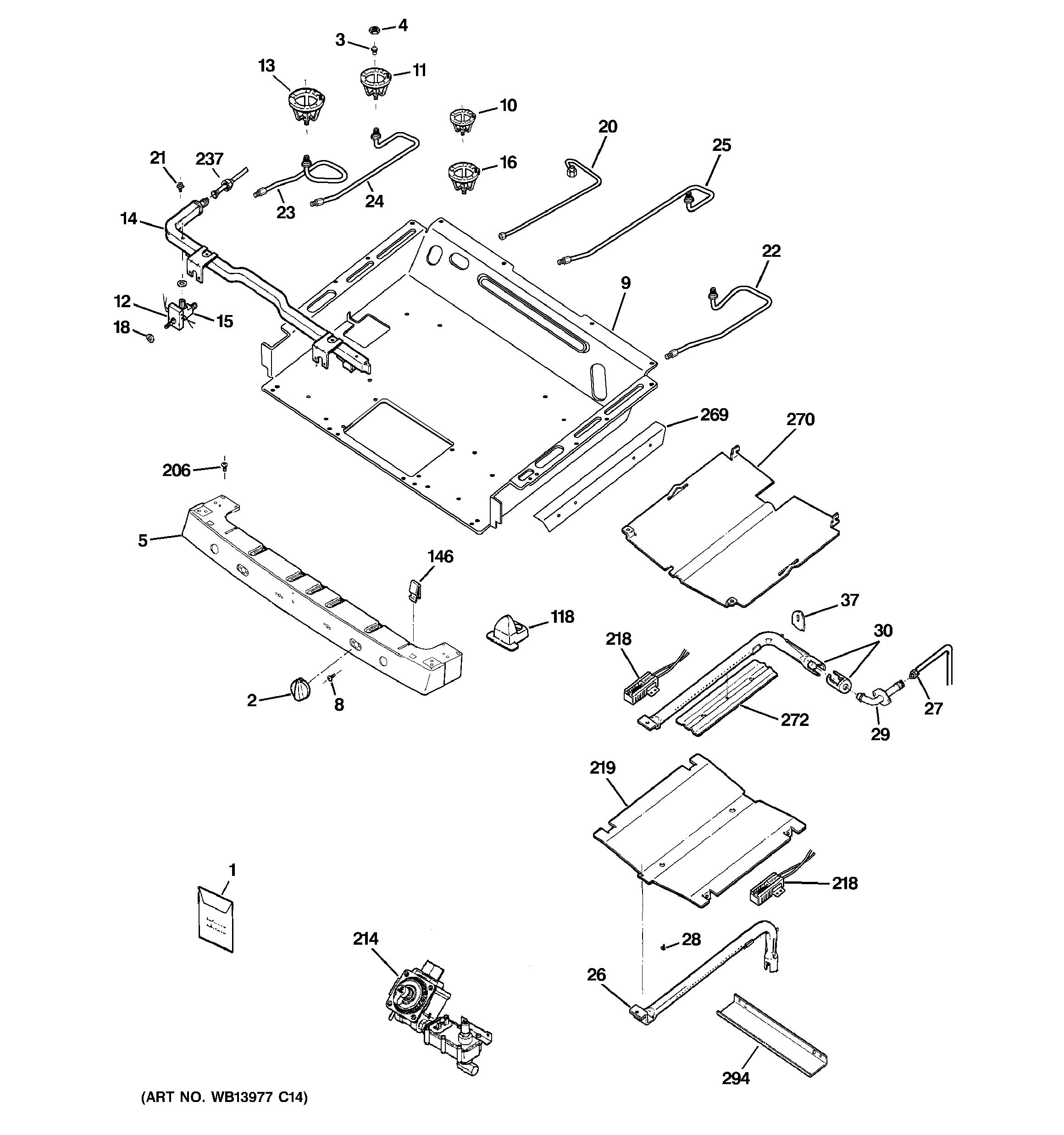 Gas & burner parts