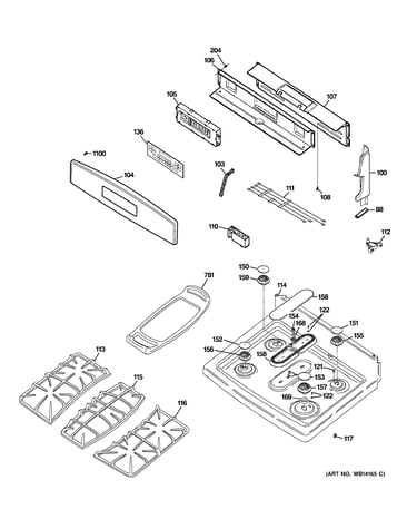 Control panel & cooktop