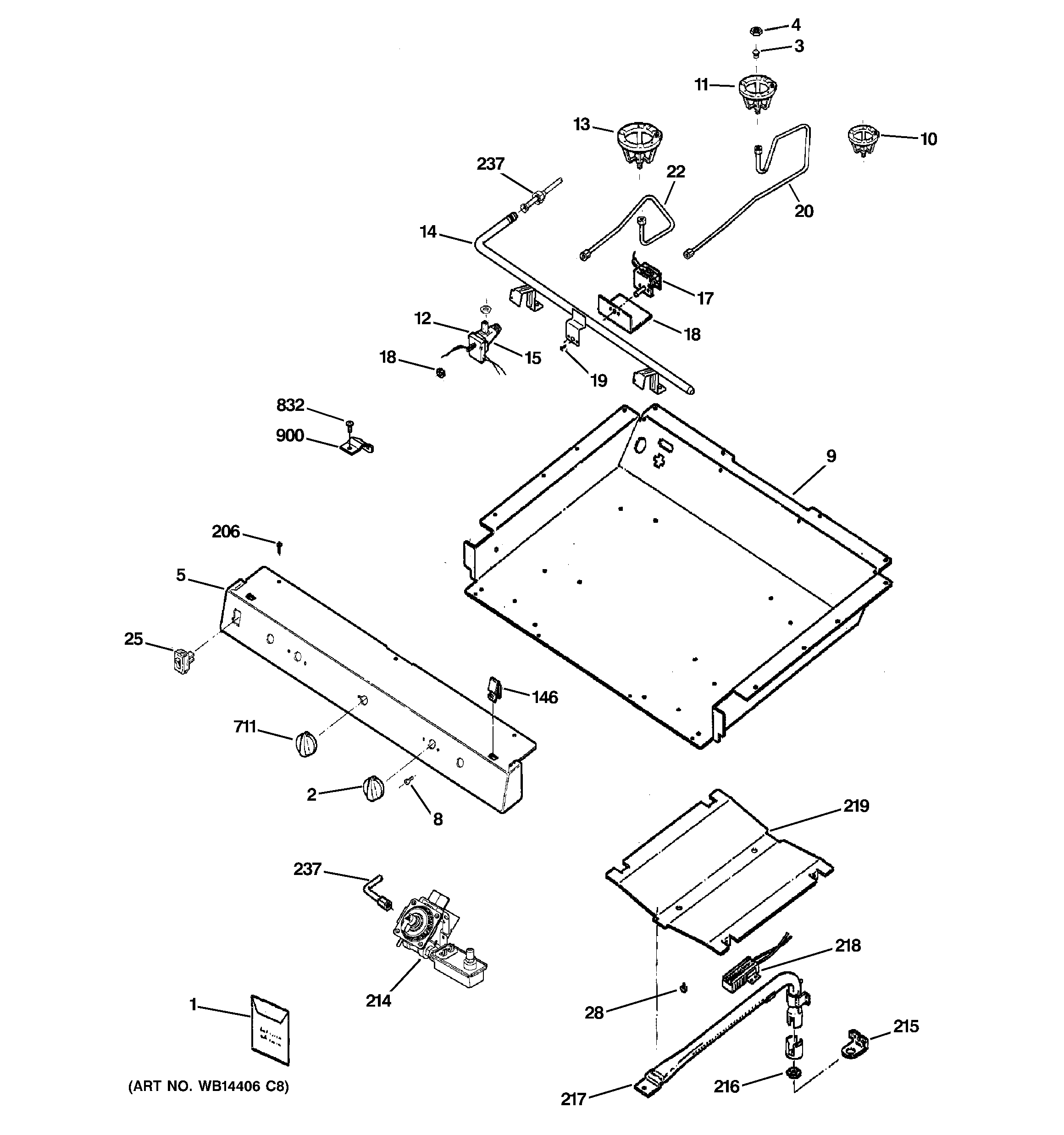Gas & burner parts