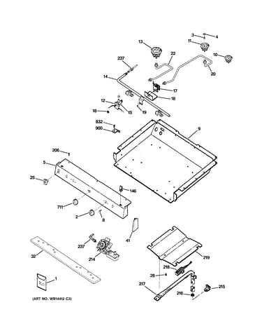 Gas & burner parts