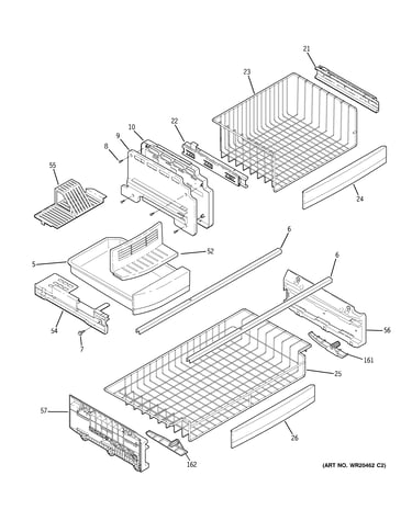 Freezer shelves