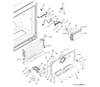 GE PFSE5NJWCDSS freezer section diagram