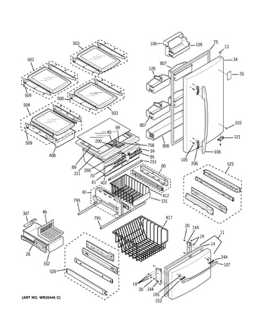 Doors & shelves