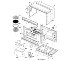 GE SCBC2000CBB01 oven cavity parts diagram