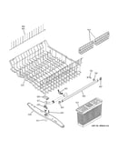 Upper rack assembly