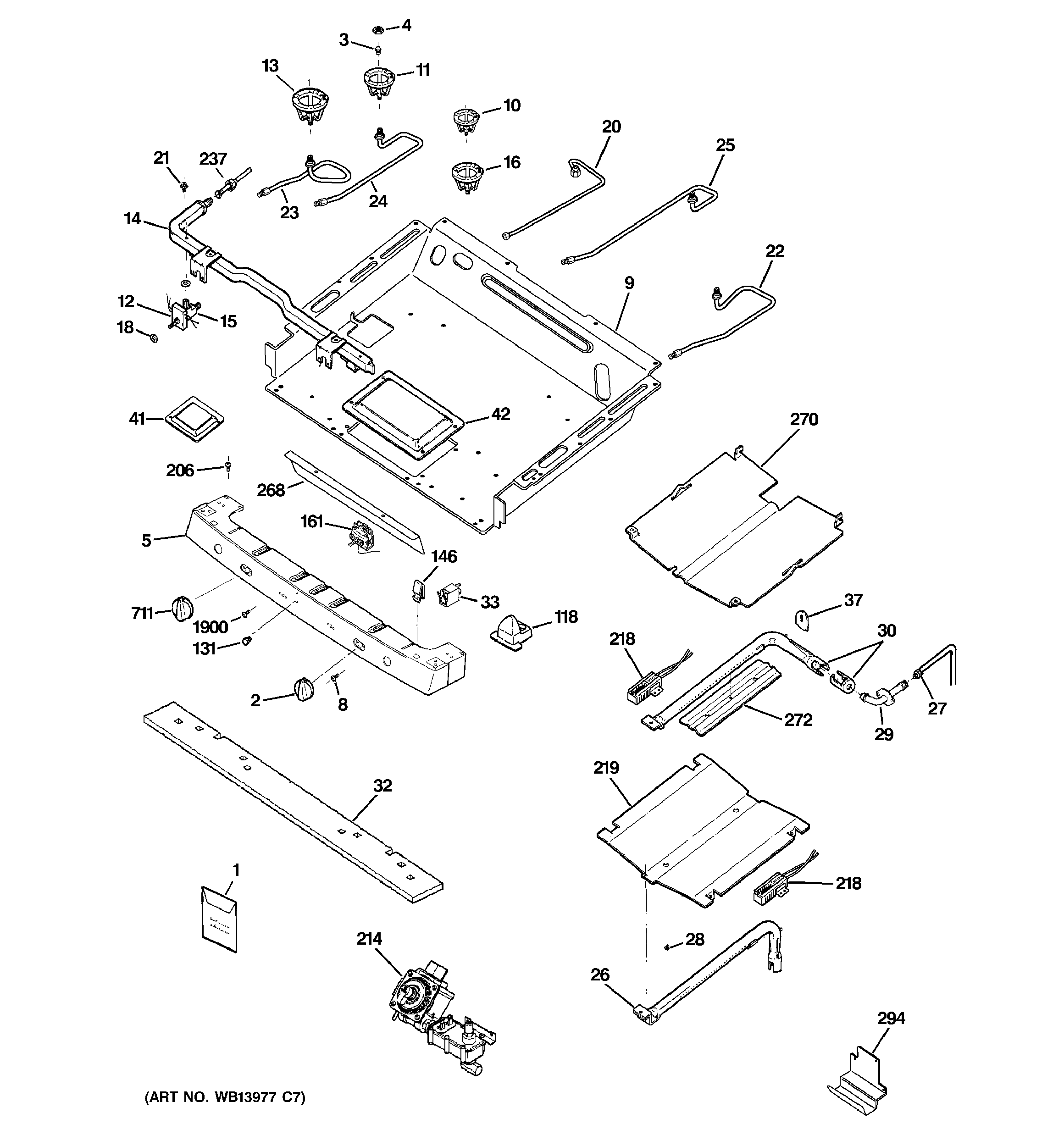 Gas & burner parts