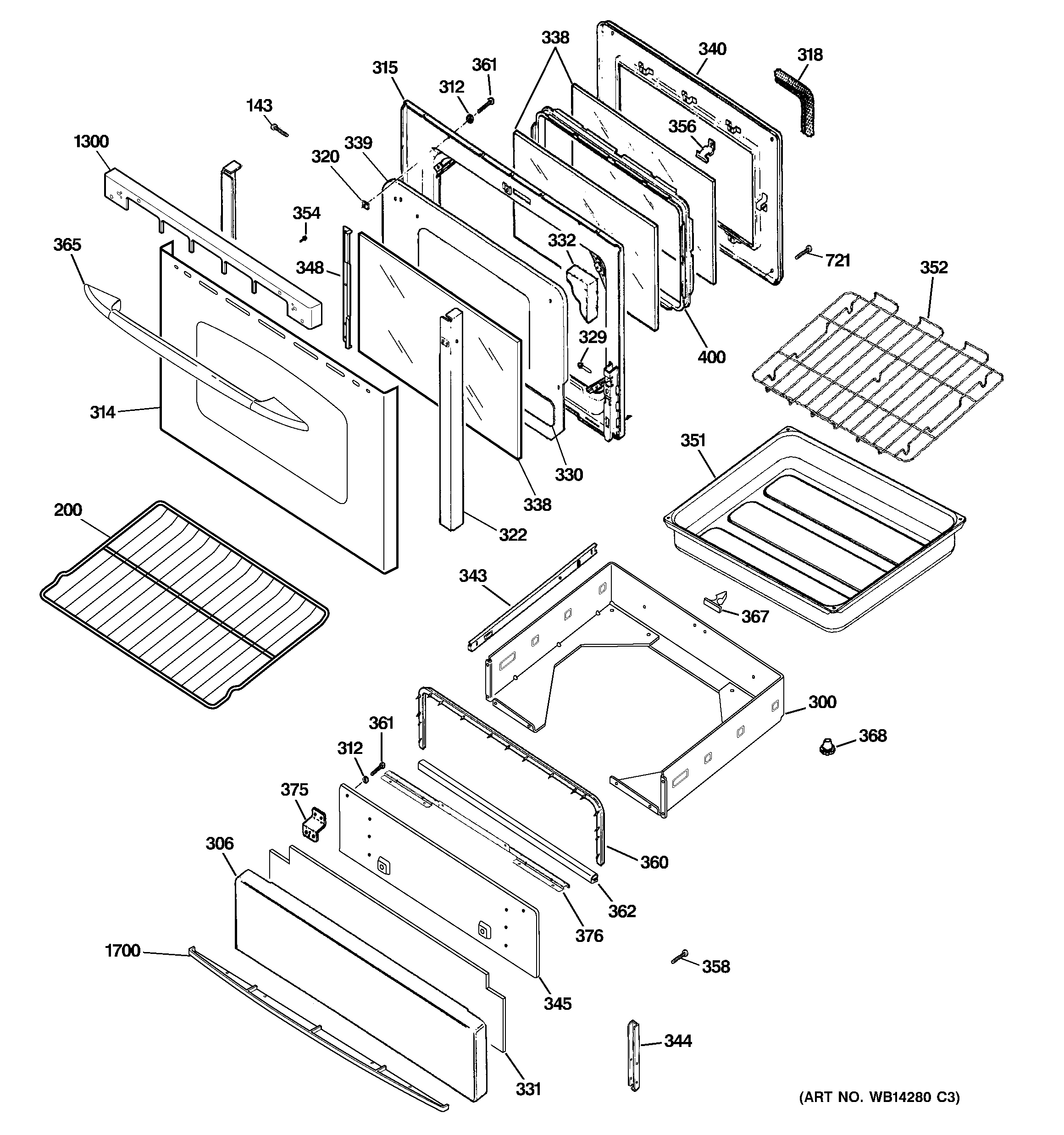 Door & drawer parts