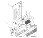 GE GSK25LHWHCCC sealed system & mother board diagram