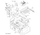 GE PCK23NHWHFCC ice maker & dispenser diagram