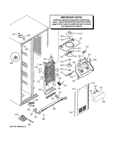 Freezer section