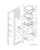 Fresh food shelves