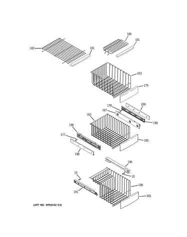 Freezer shelves
