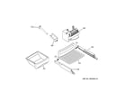 GE PSI23SCRHSV ice maker & dispenser diagram