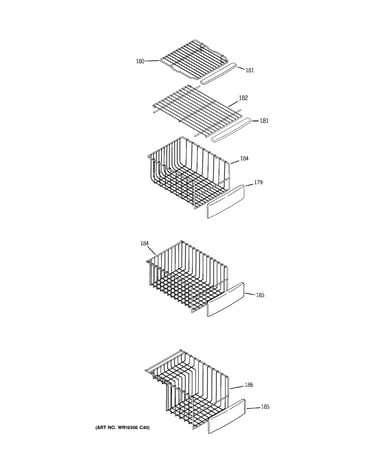 Freezer shelves