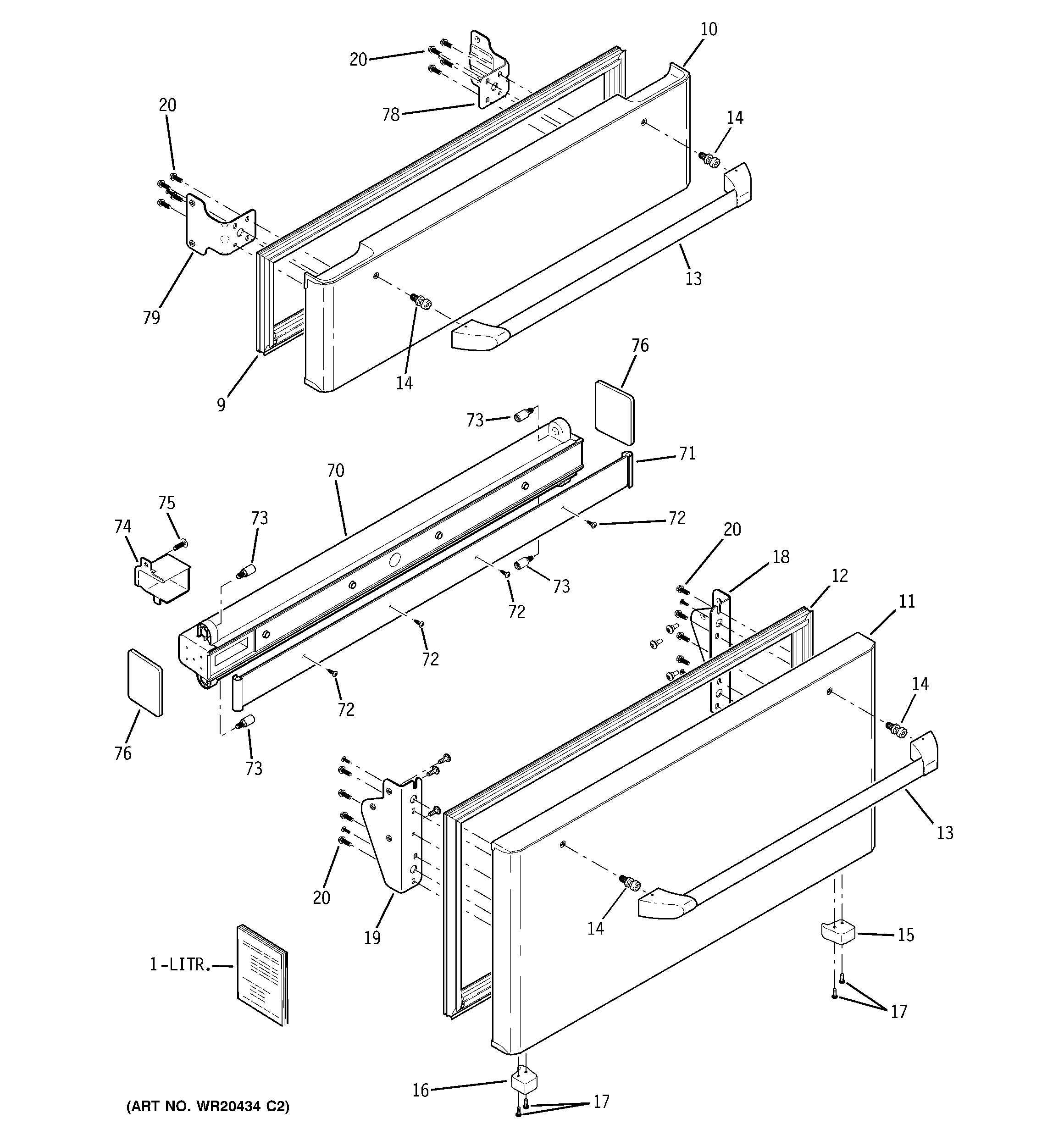 Freezer doors