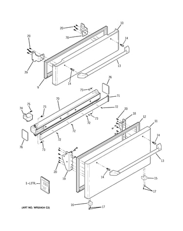 Freezer doors