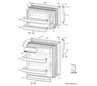 GE CTS18HBSBRWW doors diagram