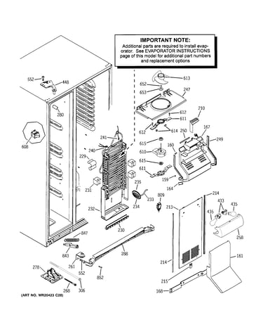 Freezer section