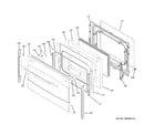 GE PCB975SN1SS lower door diagram