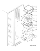 Fresh food shelves