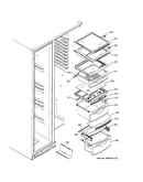 Fresh food shelves