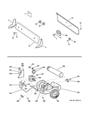 Backsplash, blower & motor assembly