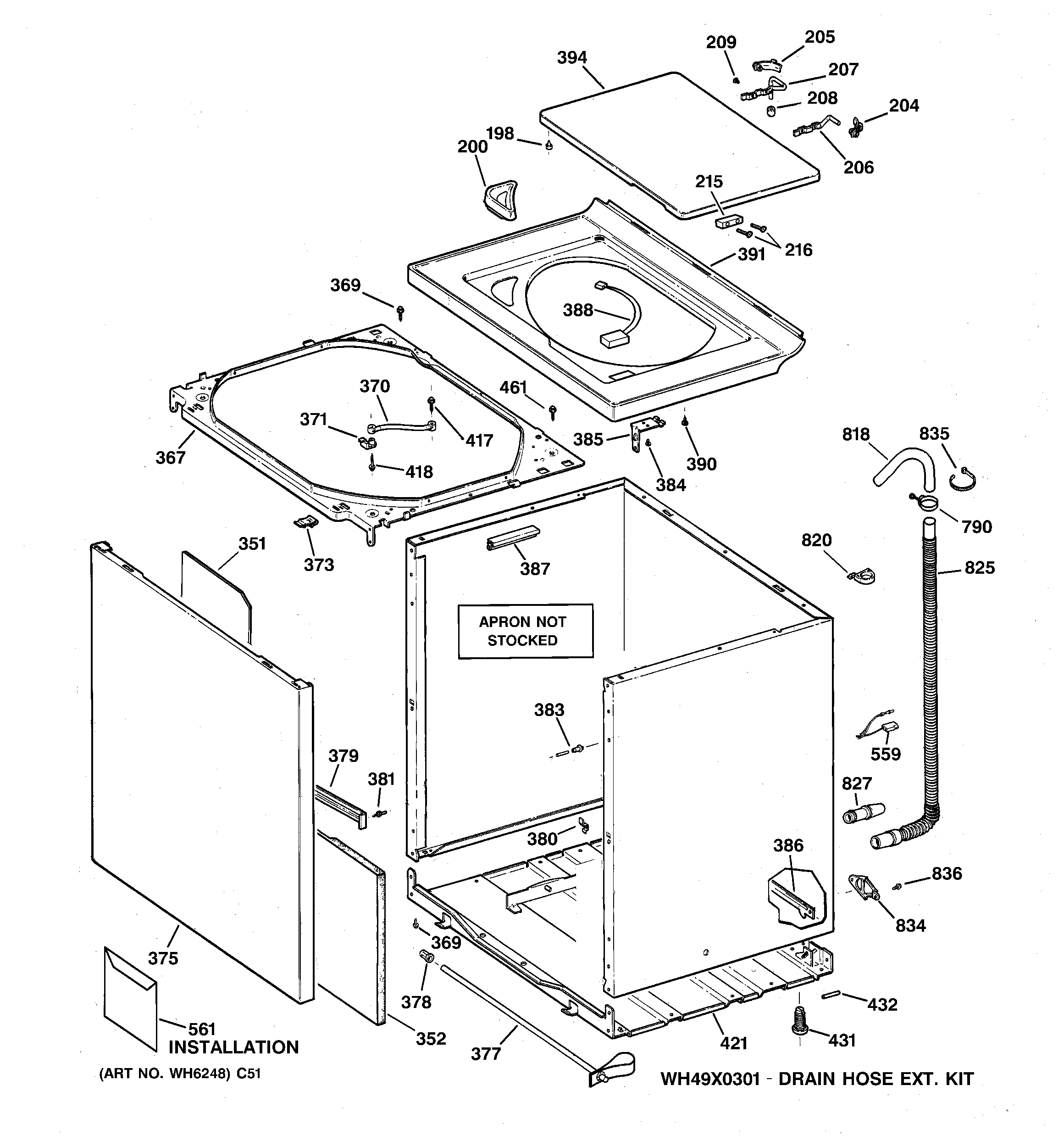 CABINET, COVER & FRONT PANEL