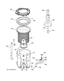 Tub, basket & agitator