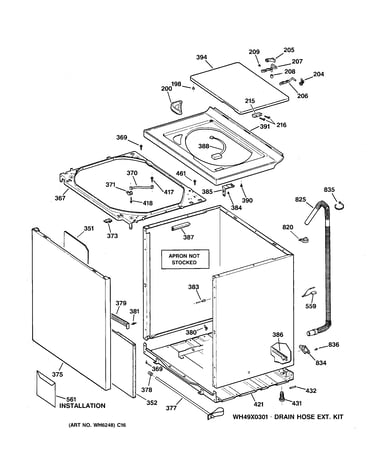 Cabinet, cover & front panel