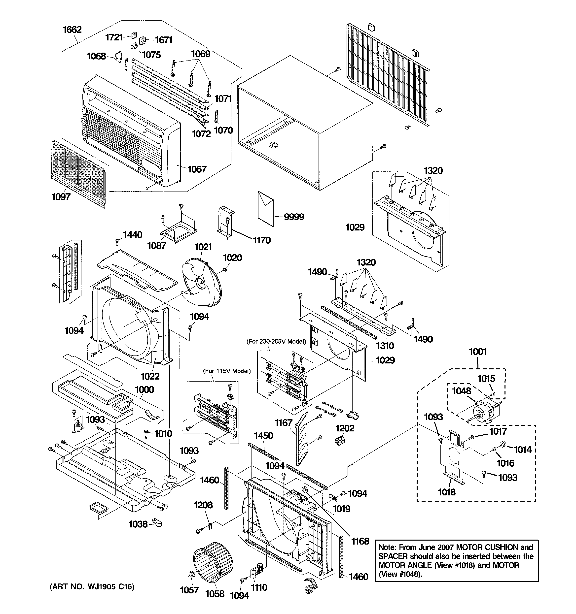 CABINET & COMPONENTS