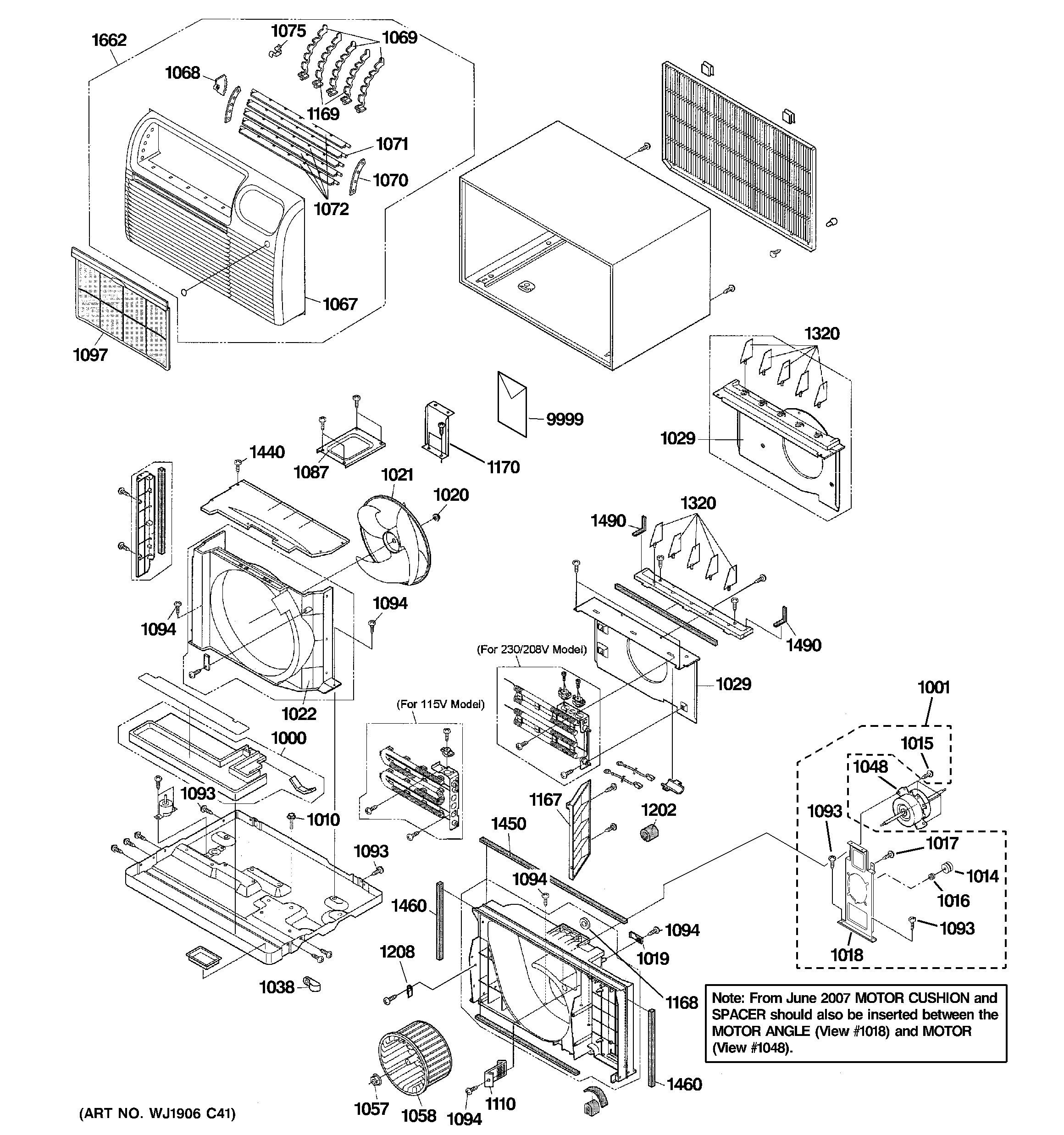 Cabinet & components