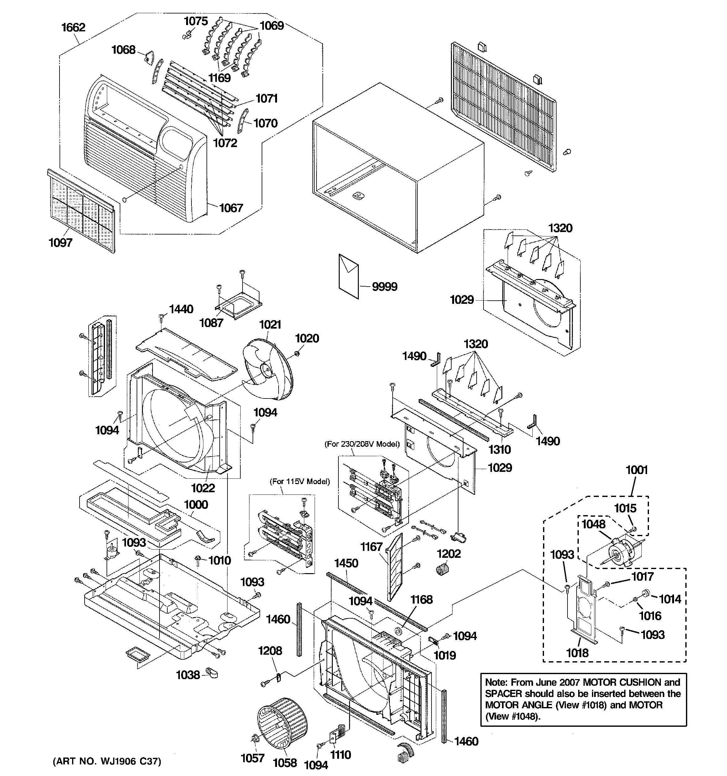 Cabinet & components