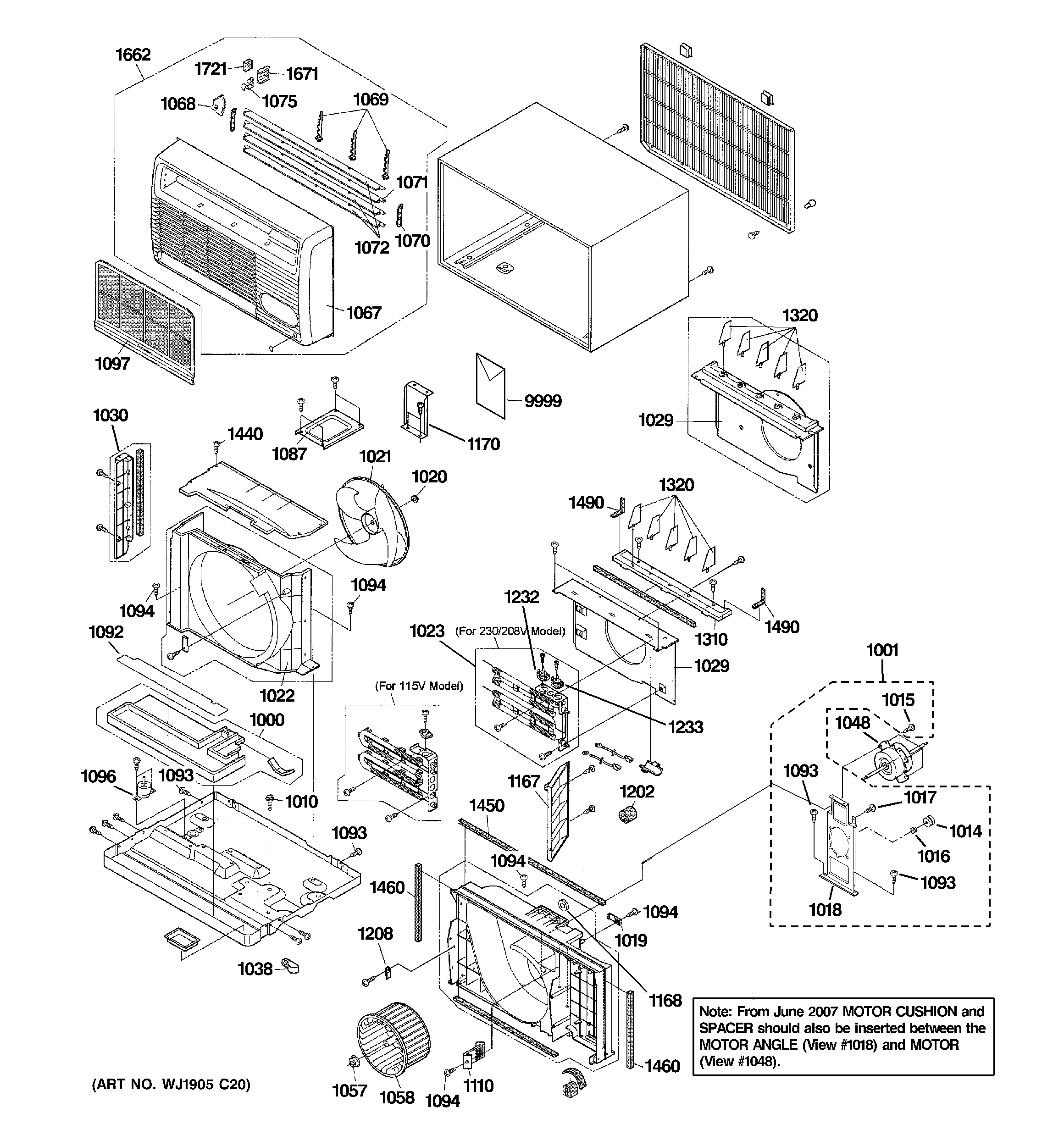 Cabinet & components