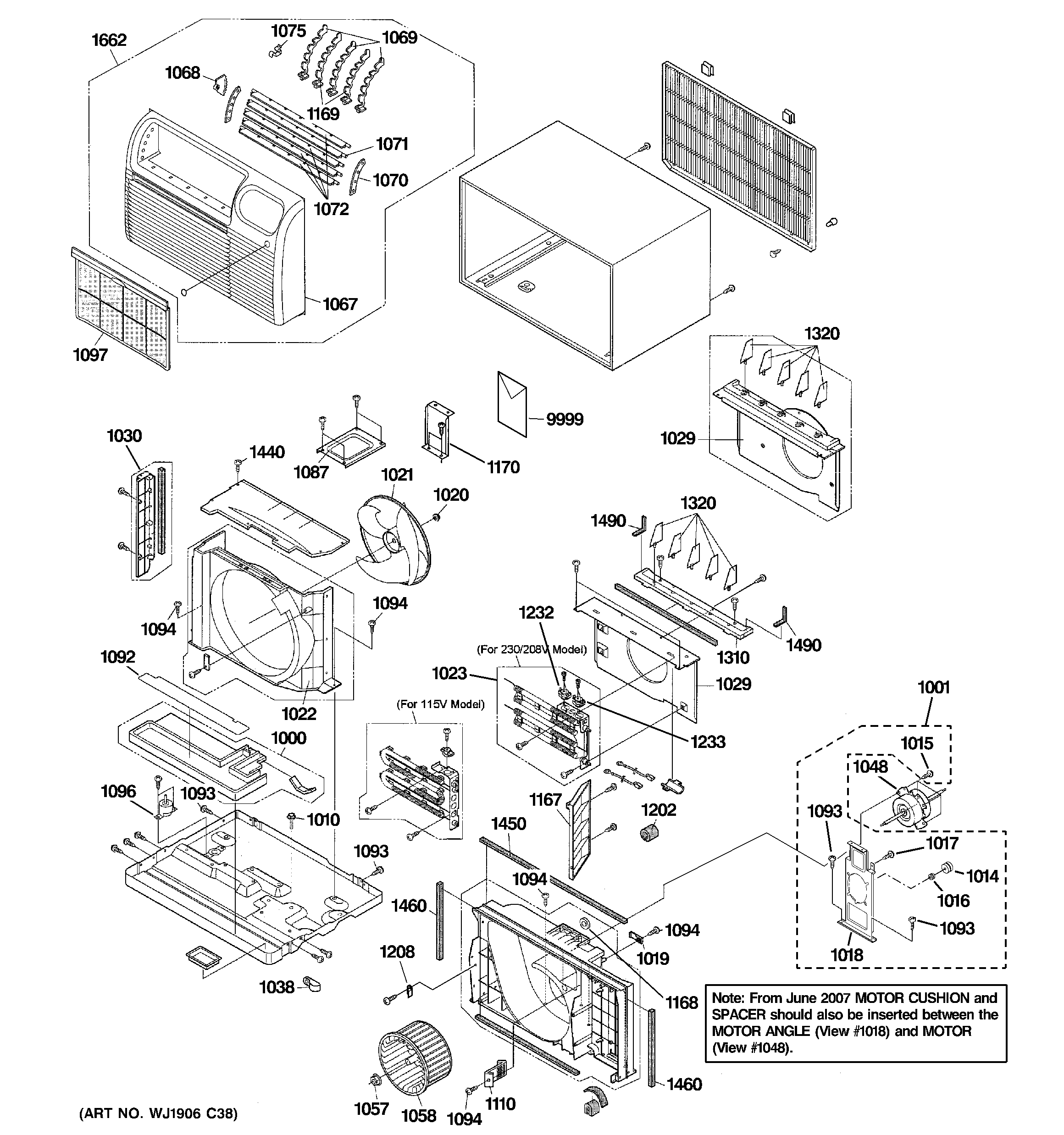 Cabinet & components
