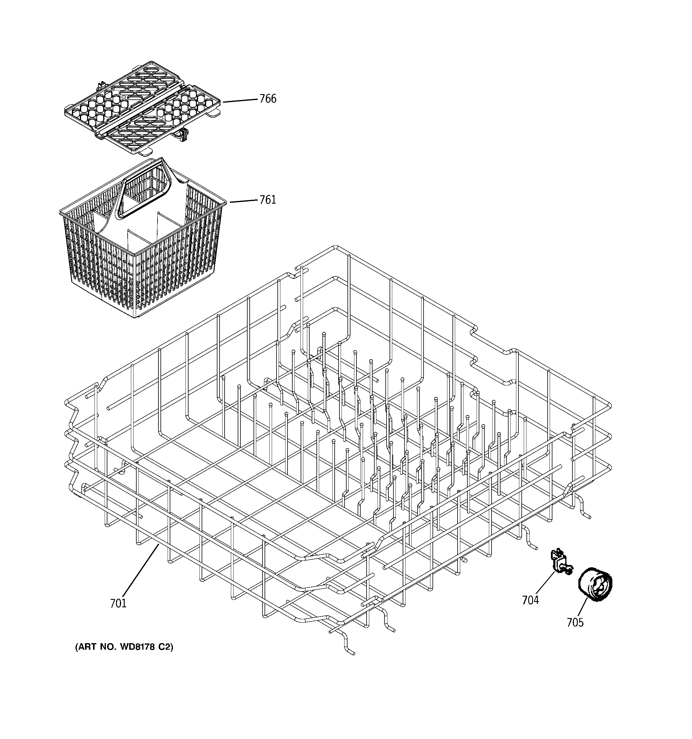 LOWER RACK ASSEMBLY