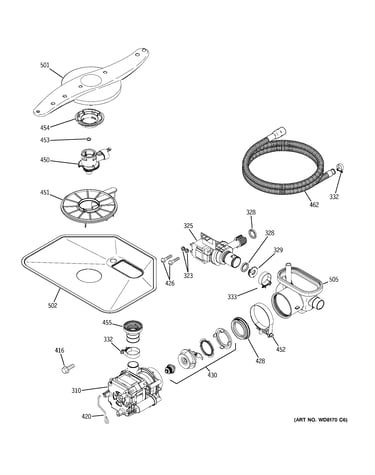 Motor-pump mechanism