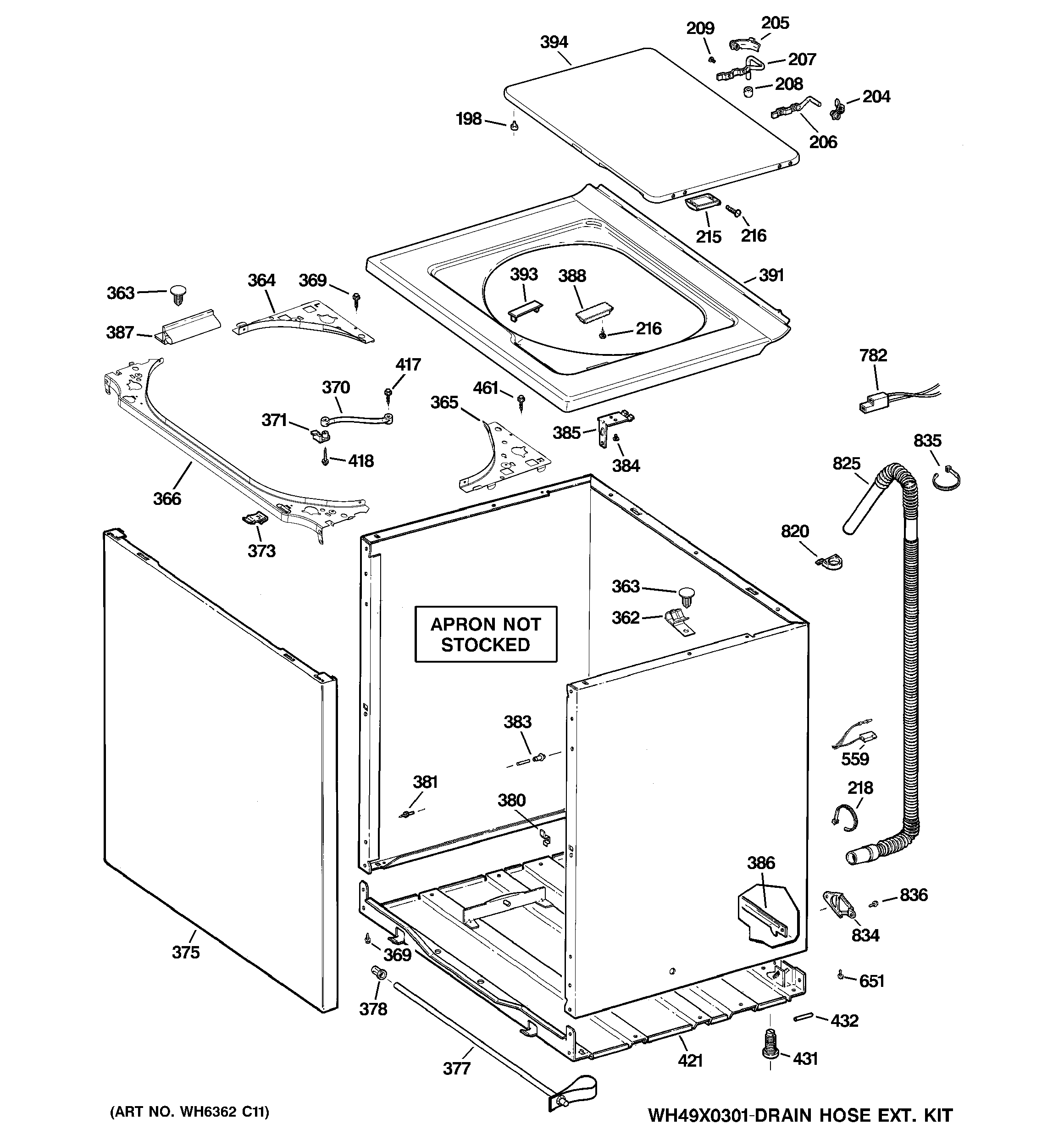 Cabinet, cover & front panel