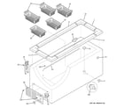 GE FCM20SUCWW cabinet diagram