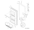 GE FUF20DUDRWW door diagram