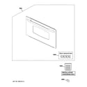 GE PSB1200NWW01 door parts diagram