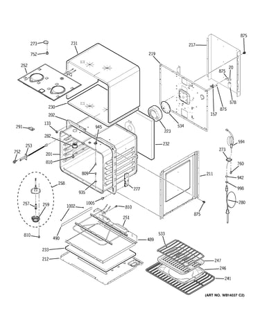 Upper oven