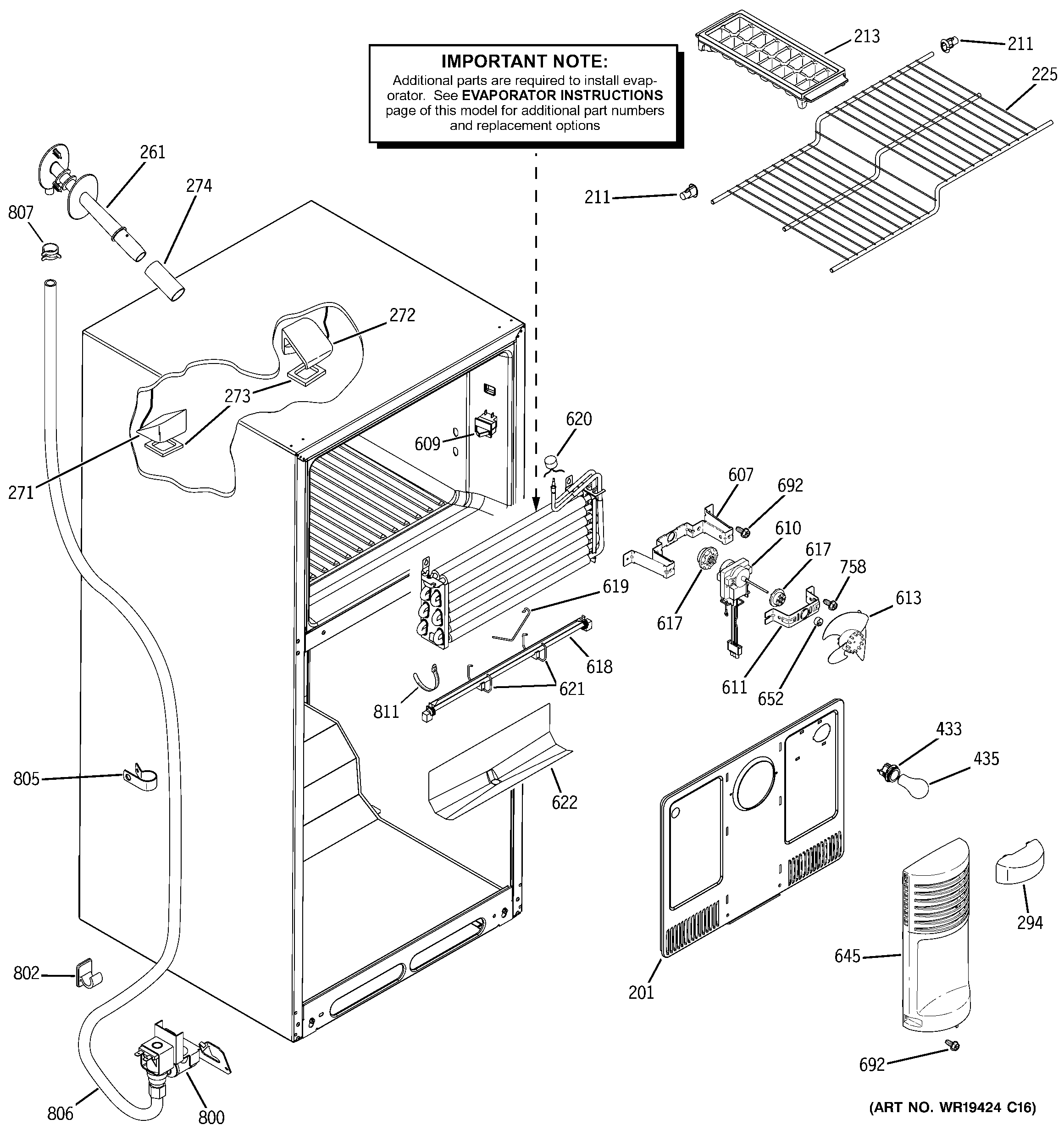 Freezer section