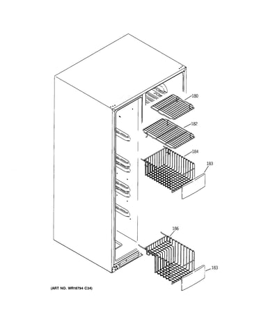 Freezer shelves