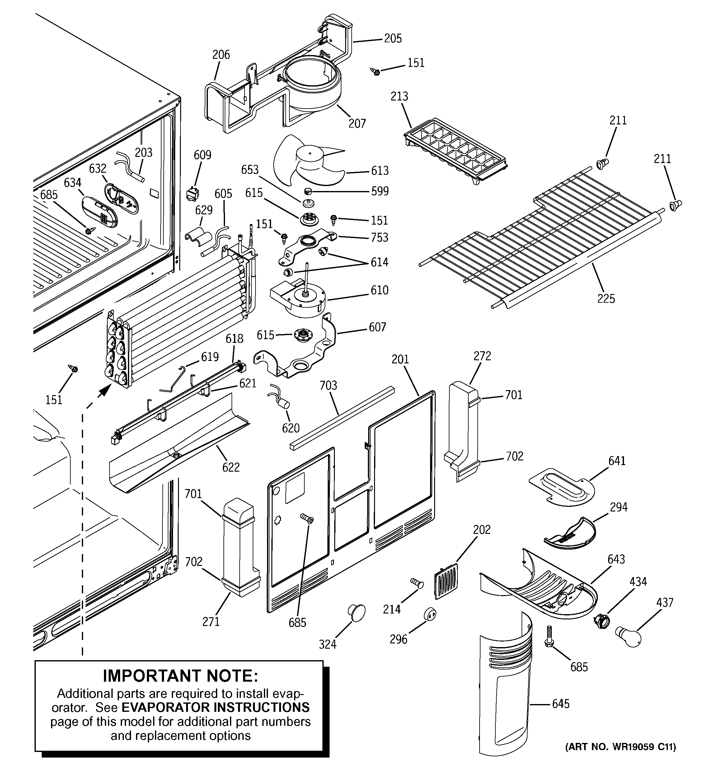 Freezer section