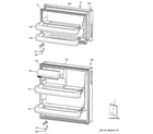 GE GTR16BBSDRWW doors diagram