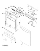 Escutcheon & door assembly