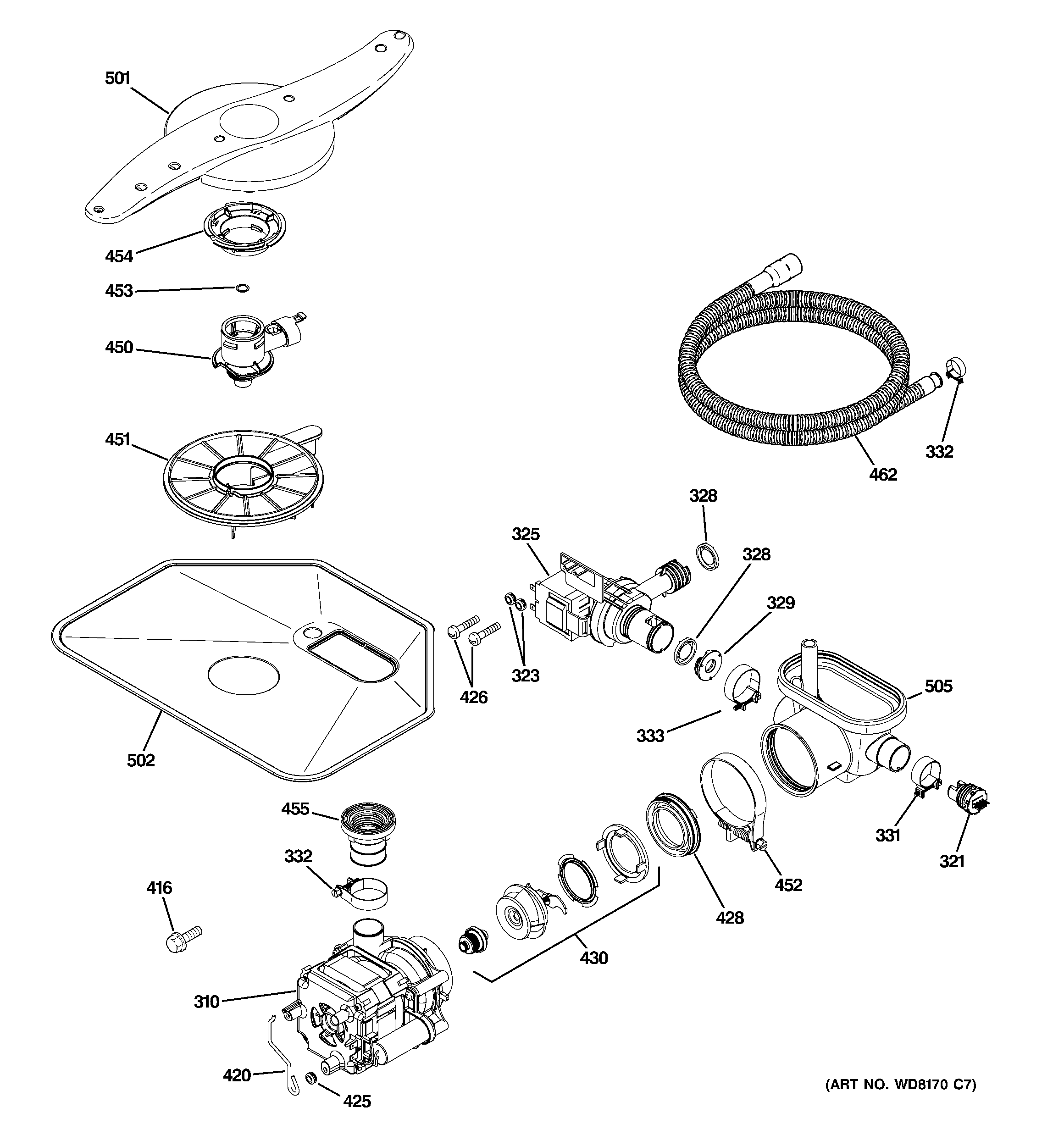 Motor-pump mechanism