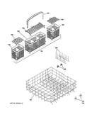Lower rack assembly