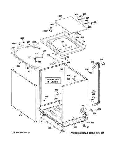 Cabinet, cover & front panel