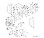 GE WSM2780HCWWW door & drum parts diagram